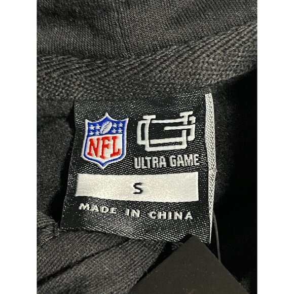 NFL Ultra Game Cincinnati Bengals Hoodie Mens Small Black Cotton Blend - Picture 7 of 12